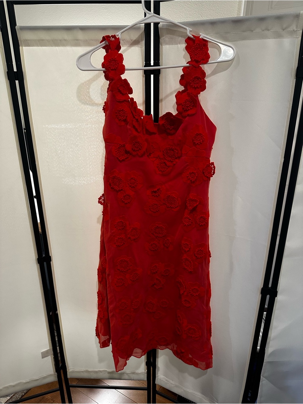 NWT Jcrew Coral Ref Floral Appliqué Sleeveless Dress